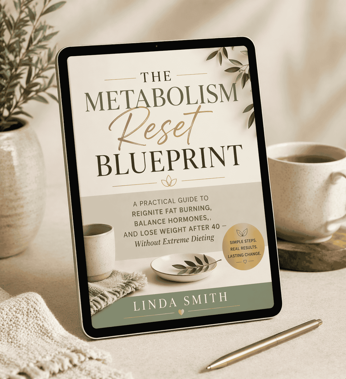 The Metabolism Reset Blueprint Ebook Mockup